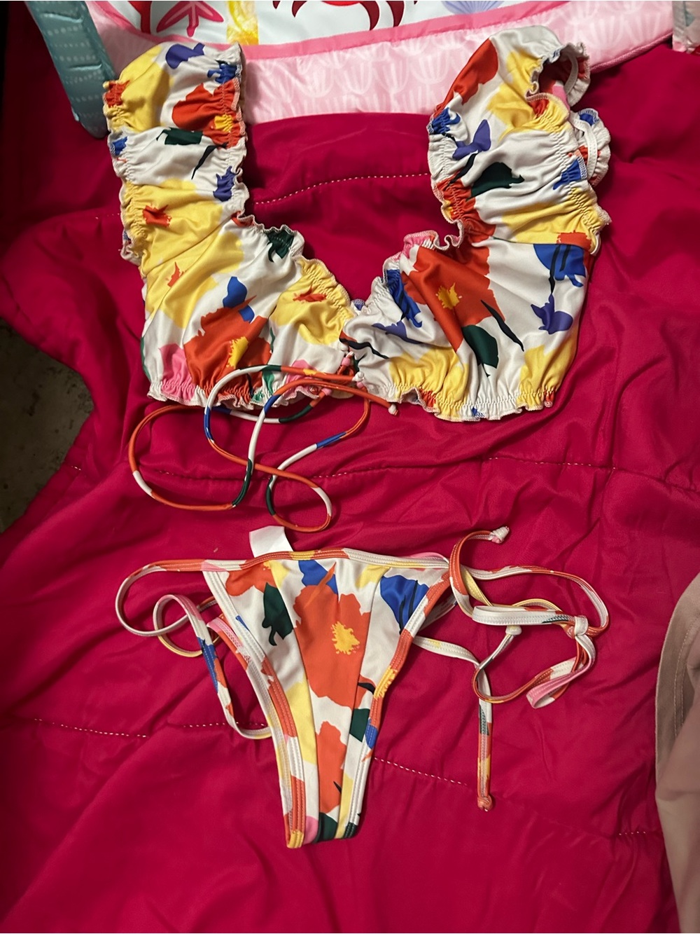 2 for $15 NWT Ruffle Bikini Set - Picture 4 of 10